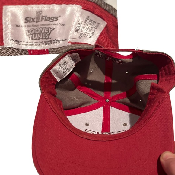 1990s Taz Tasmanian Devil Looney Tunes SnapBack Hat Cap / One Size * - Picture 4 of 4